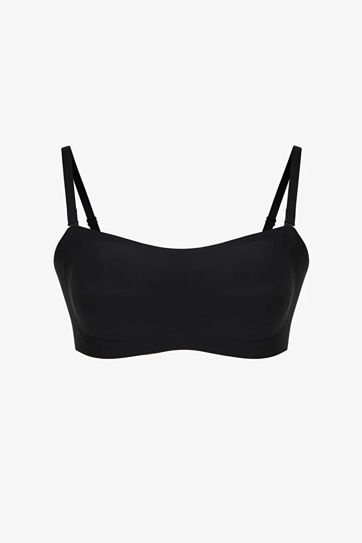 Penti Black Invisible Bandeau Padded Bra