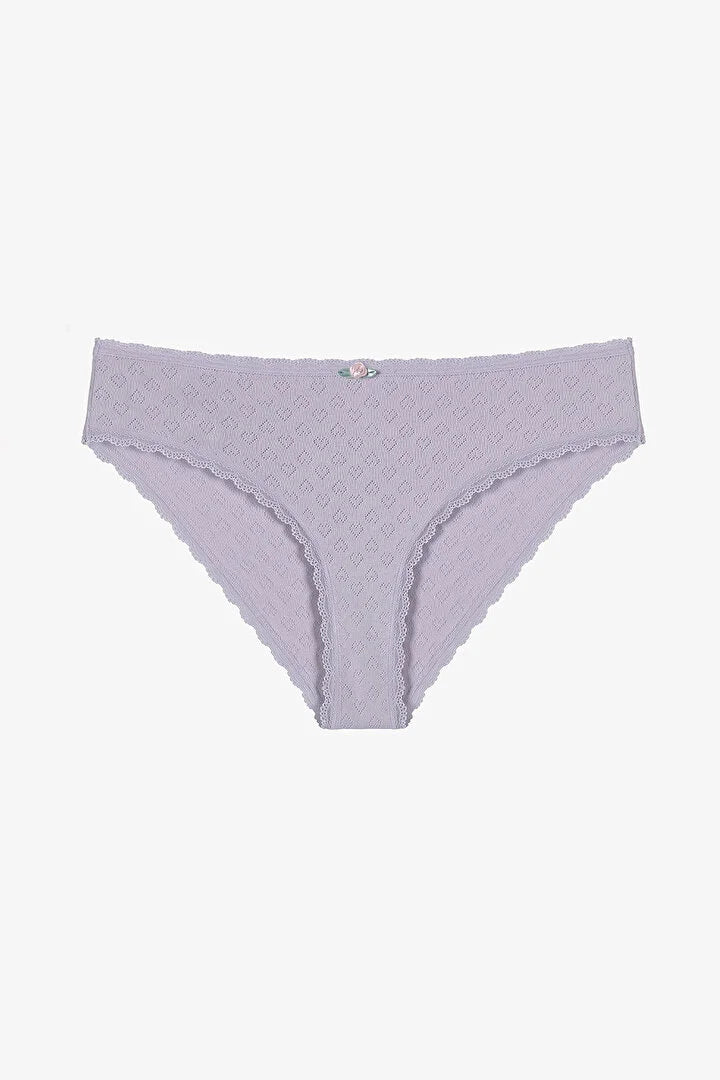 Penti Lilac Pointelle Slip