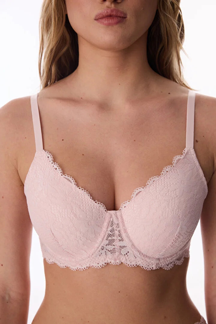Penti Light Pink Lace Bra