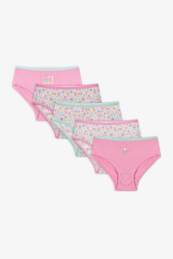 Penti Girl Pink Popflower 5 in1 Slip