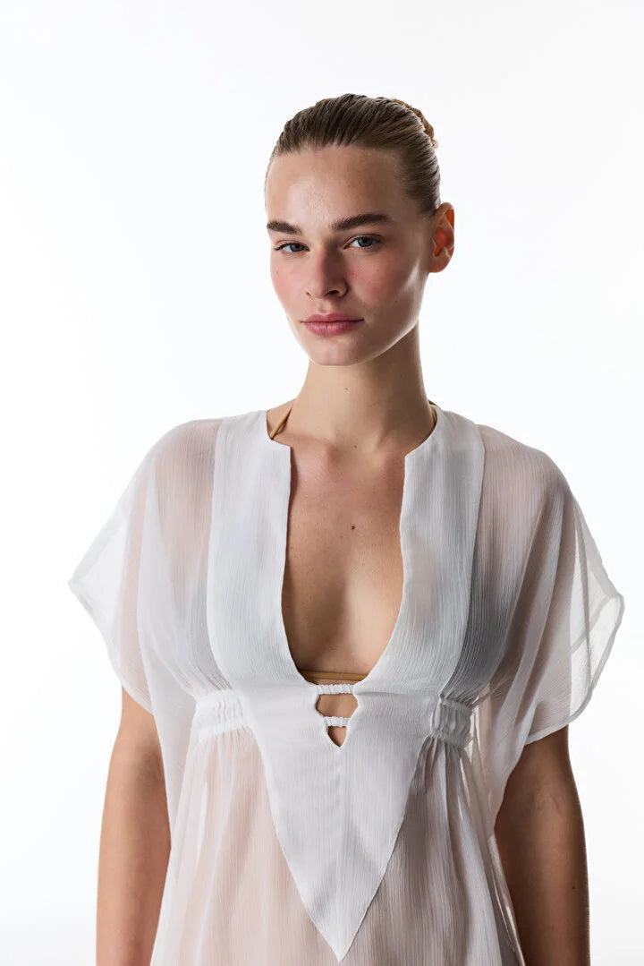 Penti White Basic Kaftan