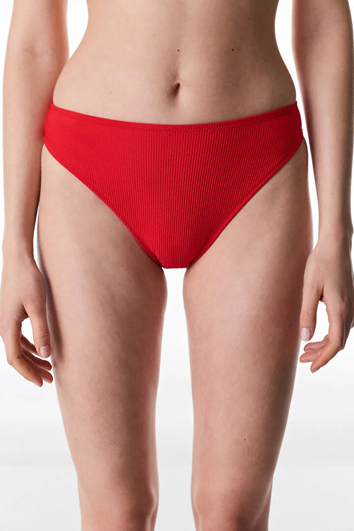 Penti Red High Leg Slip Bikini Bottom