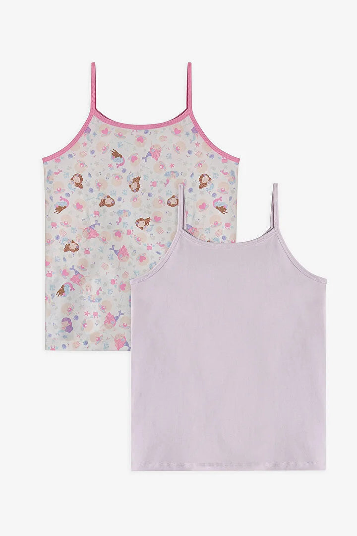Penti Light Lilac Girls Mermaids 2 in1 Tank Tops