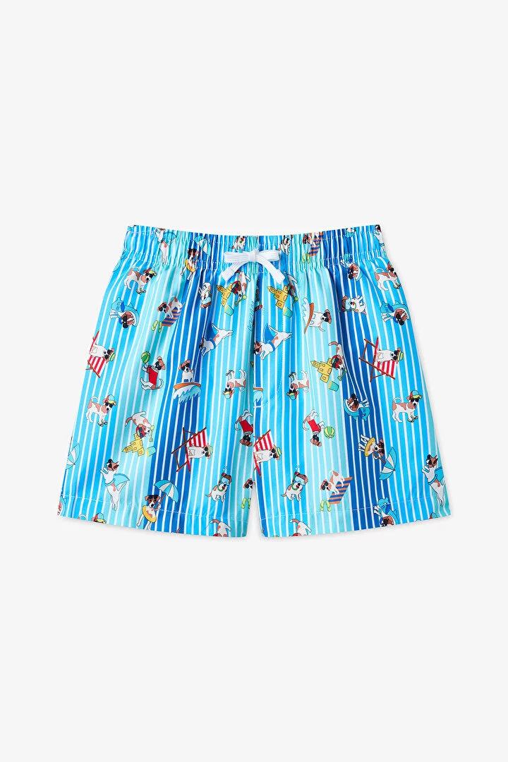 Penti Multicolor Boys Sports Dog Club Swim Shorts