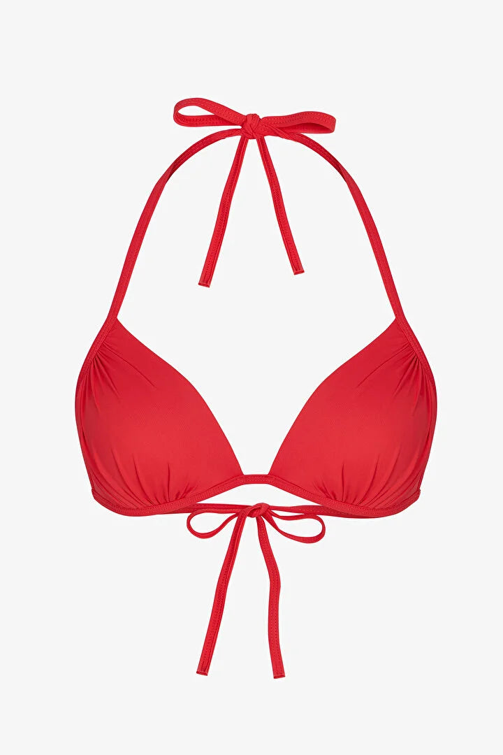 Penti Red Mini Triangle Bikini Top