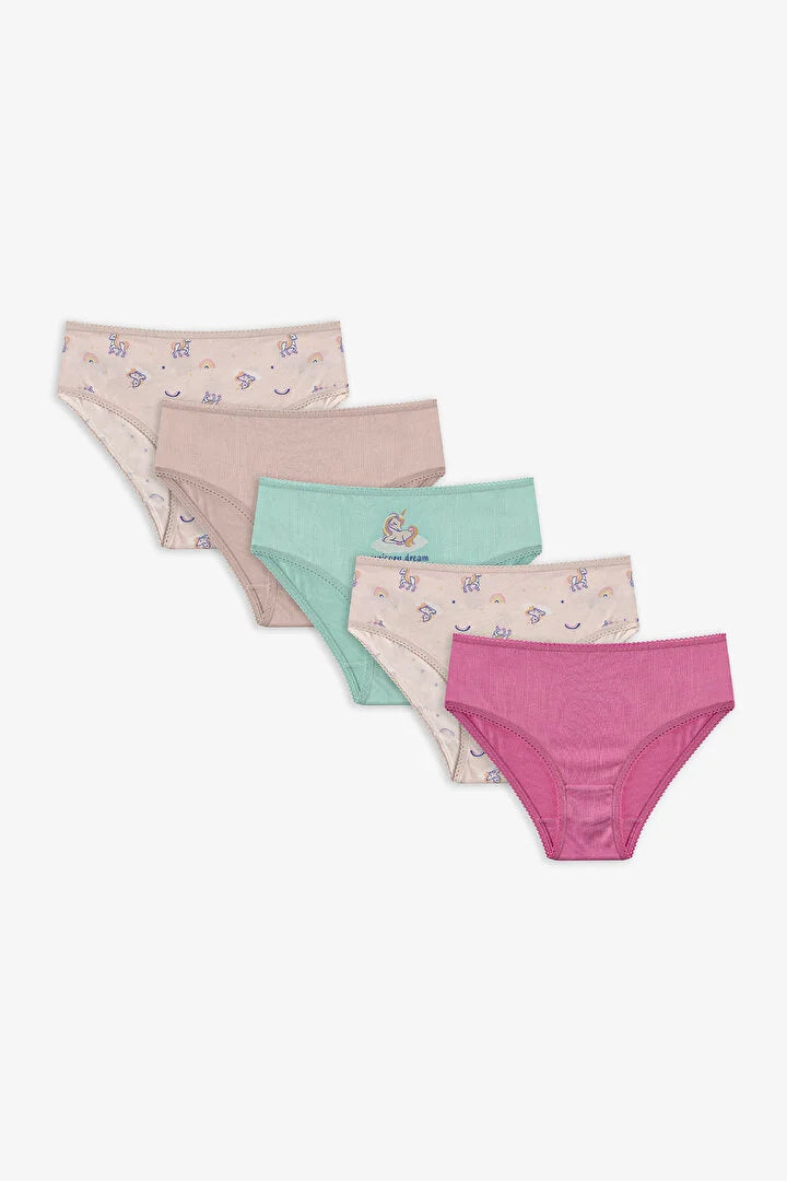Penti Girl Multicolor Unicorn Dream 5in1 Slip