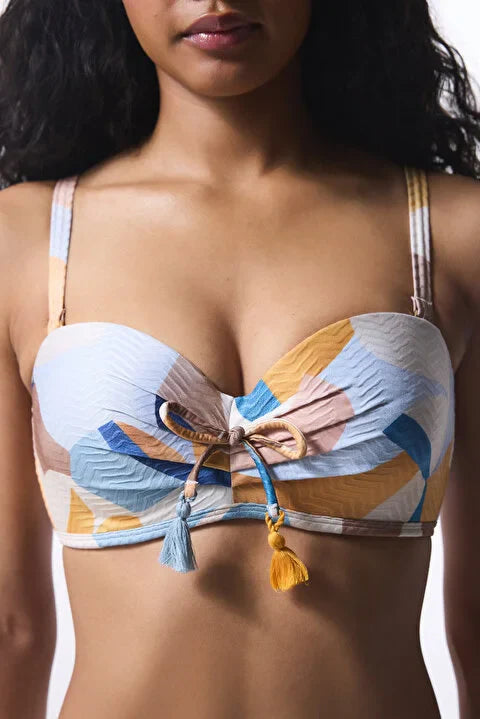 Penti Misty Lotus Multi Color Bikini Top