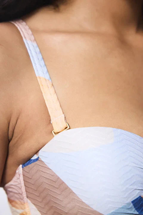 Penti Misty Lotus Multi Color Bikini Top
