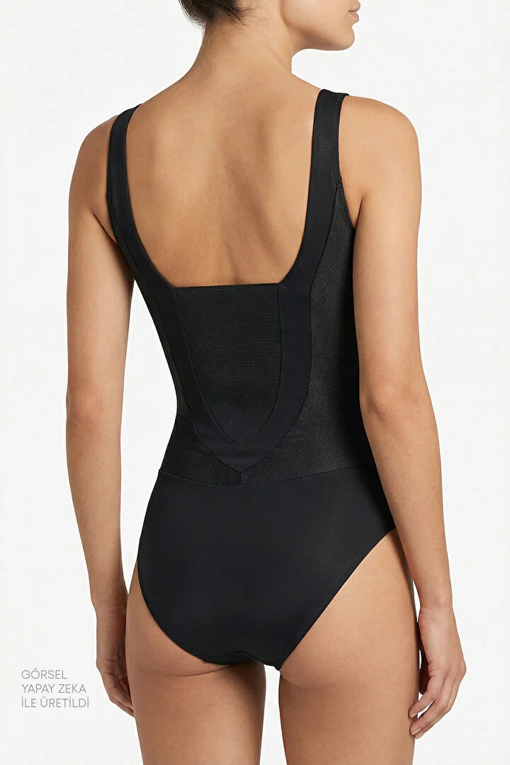 Penti Black Corset Swimsuit