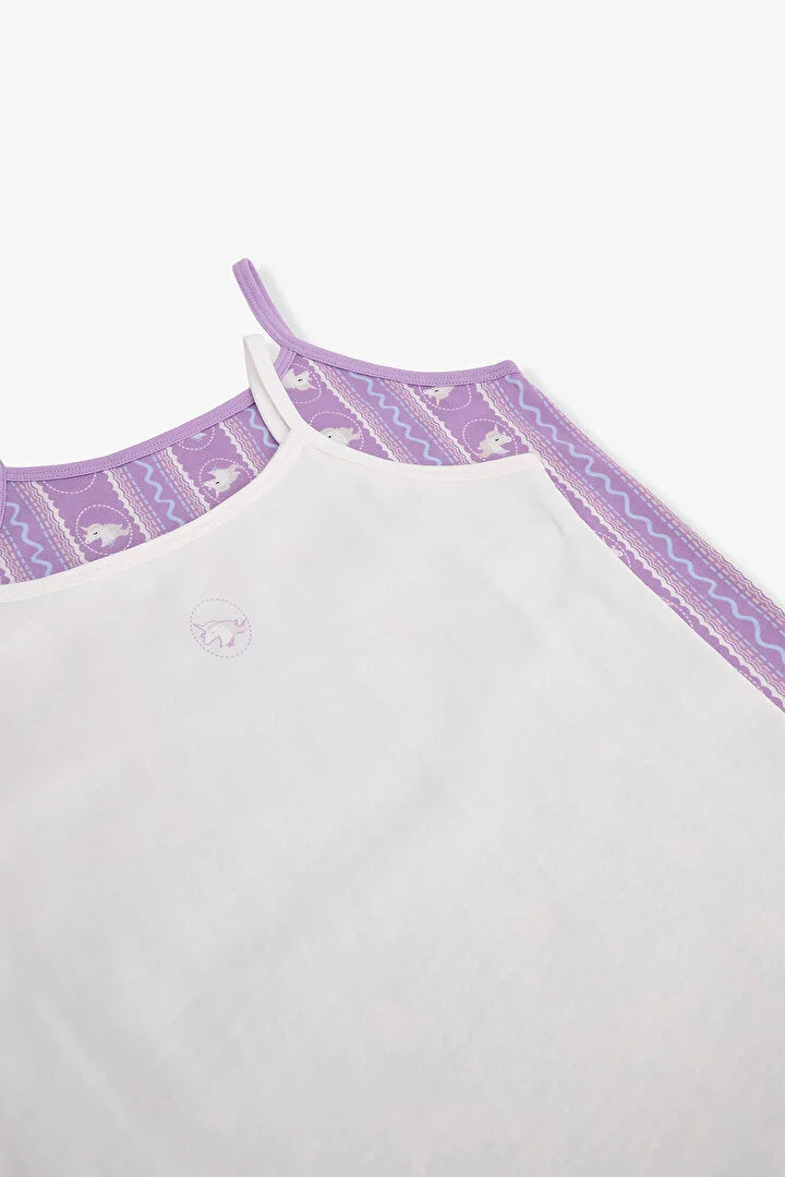 Penti Lilac Girls Sleepycorn 2in1 Tank Top