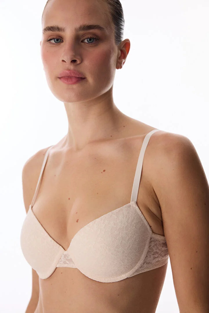 Penti Day Use Beige Lace Bra