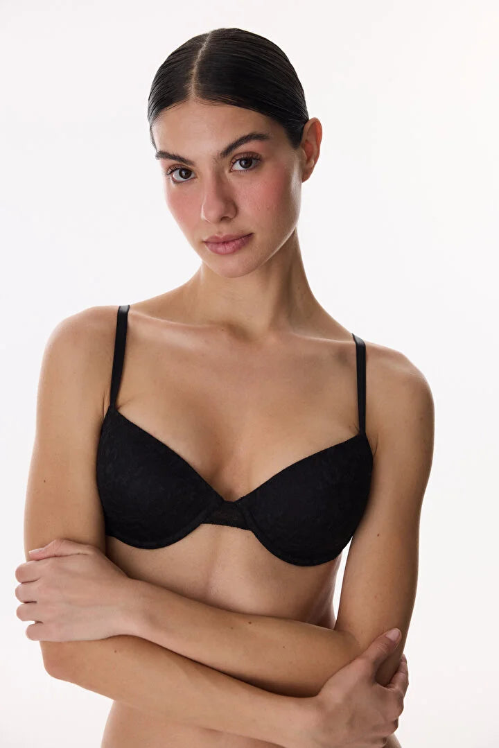 Penti Day Use Black Lace Bra