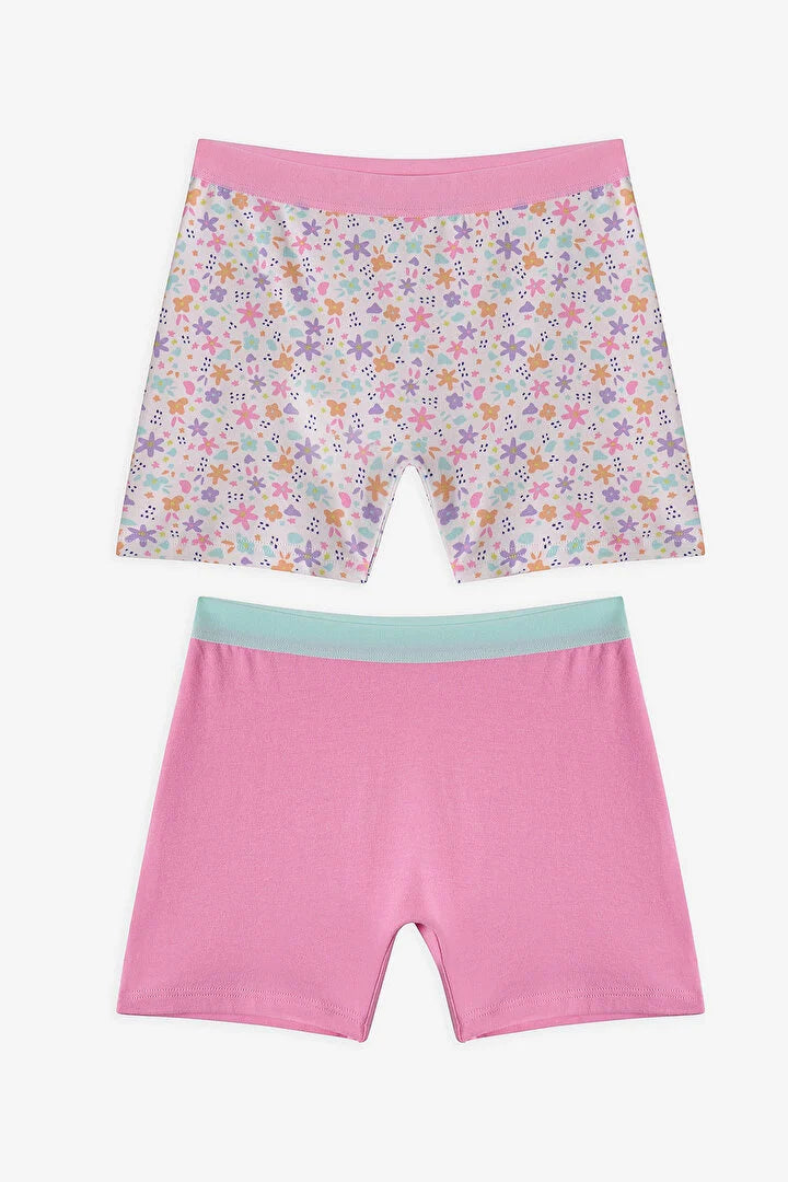 Penti Girl Pink Popflower 2in1 Boxer