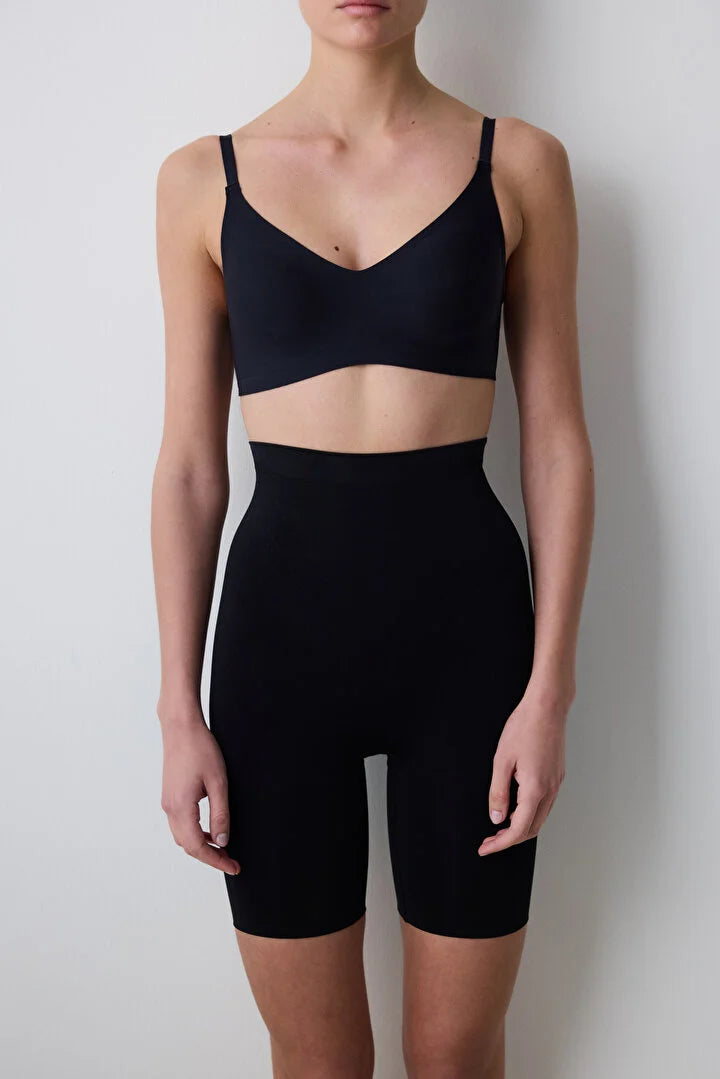 Penti Seamless Black Shorts Corset