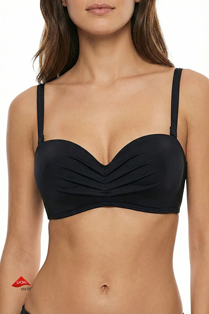 Penti Black Strapless Bikini Top