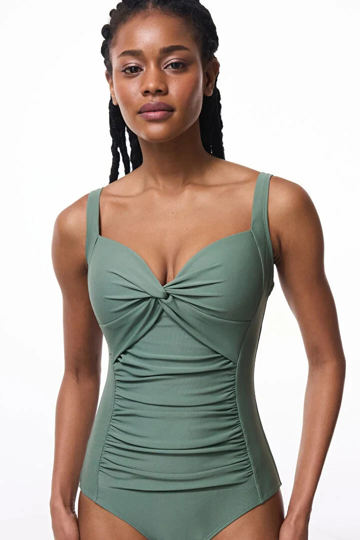 Penti Shirred Army Swimsuit