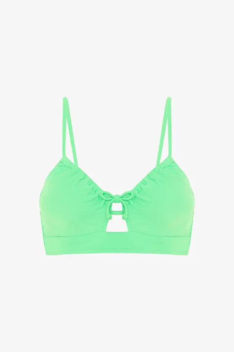 Penti Front Opening Green Bikini Top