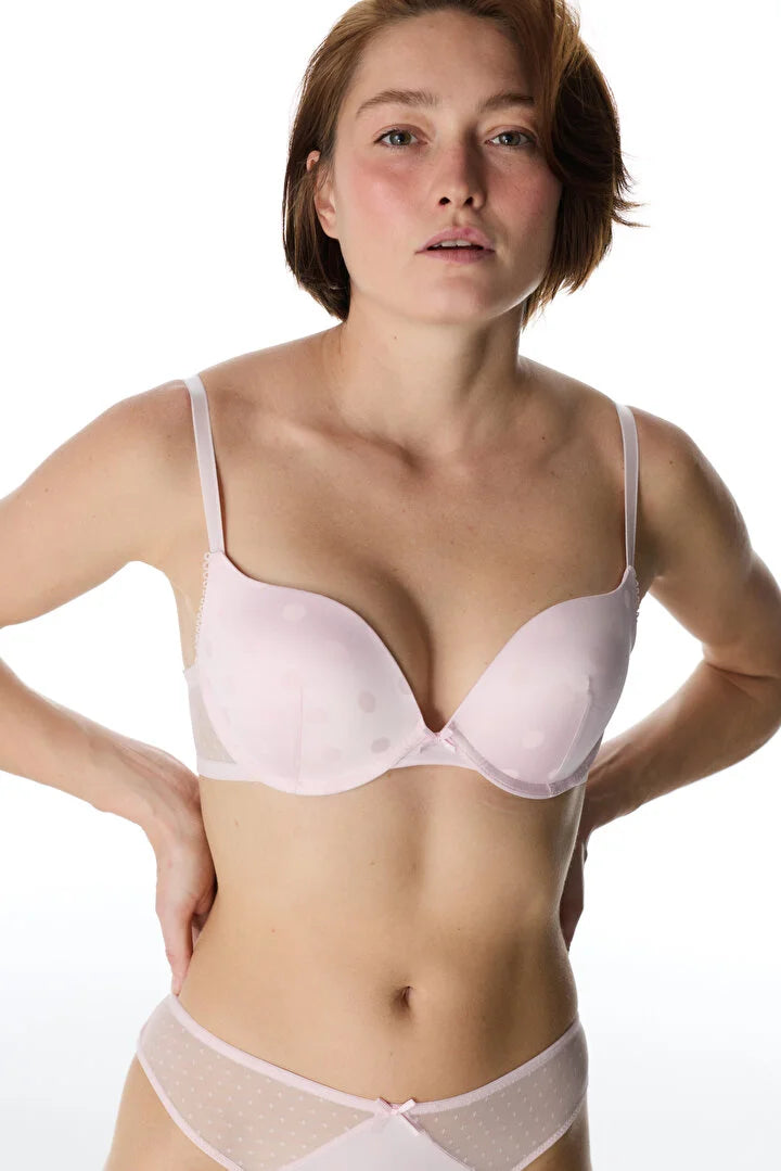 Penti Light Pink Lol Up Dot Bra