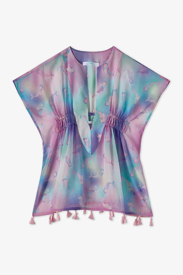 Penti Multicolor Girls Mermaid Kaftan