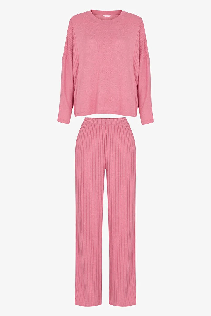 Penti Rose Long Sleeve Pyjama Set With Trousers