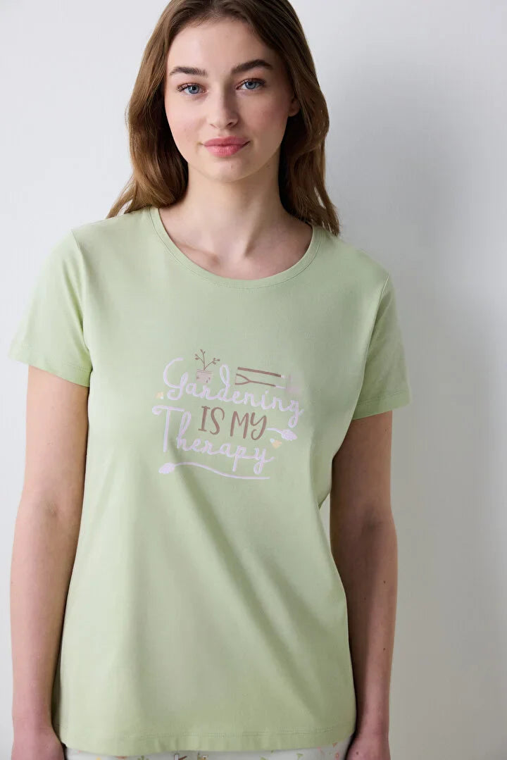 Penti Gardenin Capri Light Green Pj Set