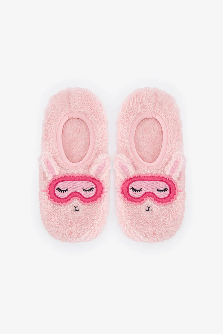 Penti Light Pink Sleep Time Lamb Print Slipper Socks