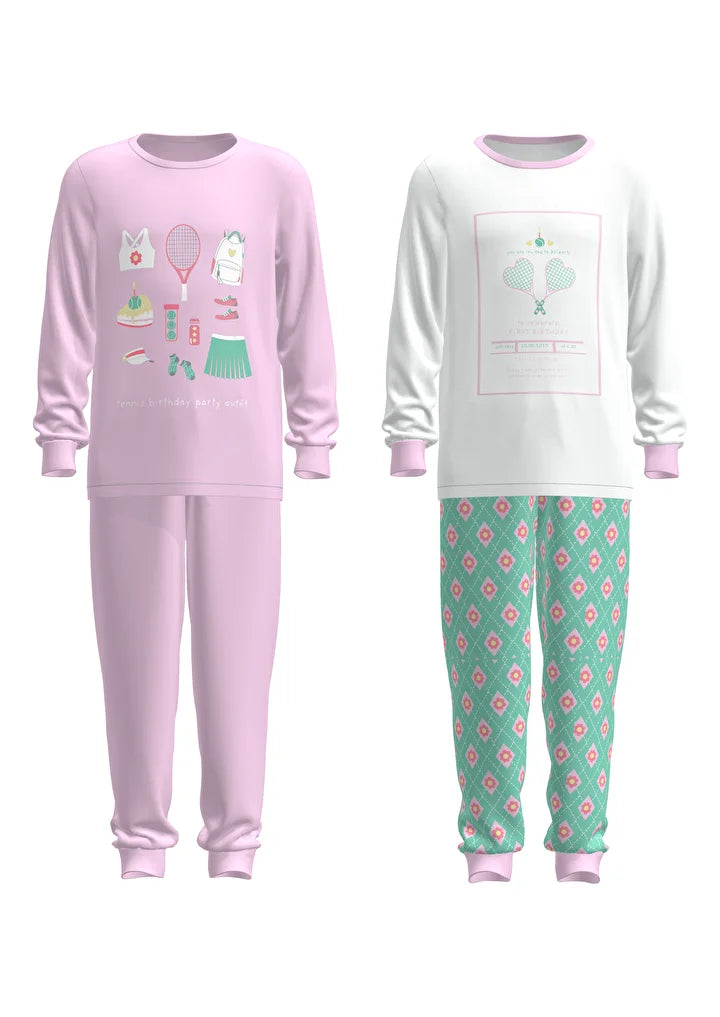 Penti 2In 1 Multi Color Birthday Party Pyjama Set