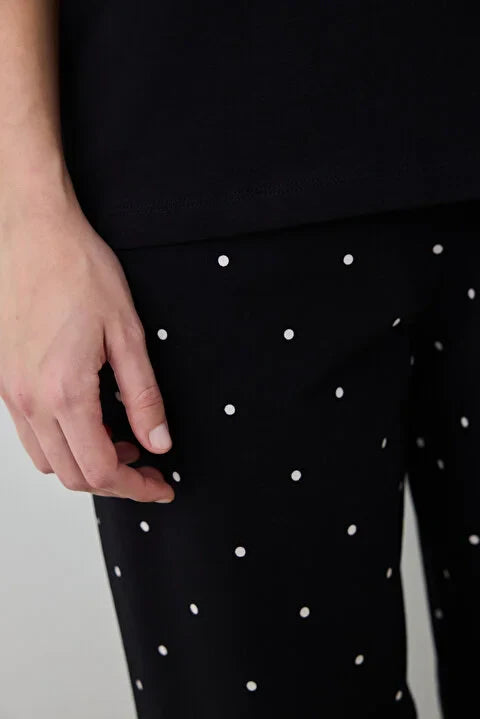 Penti Without Coffee Pant Black Pj Set
