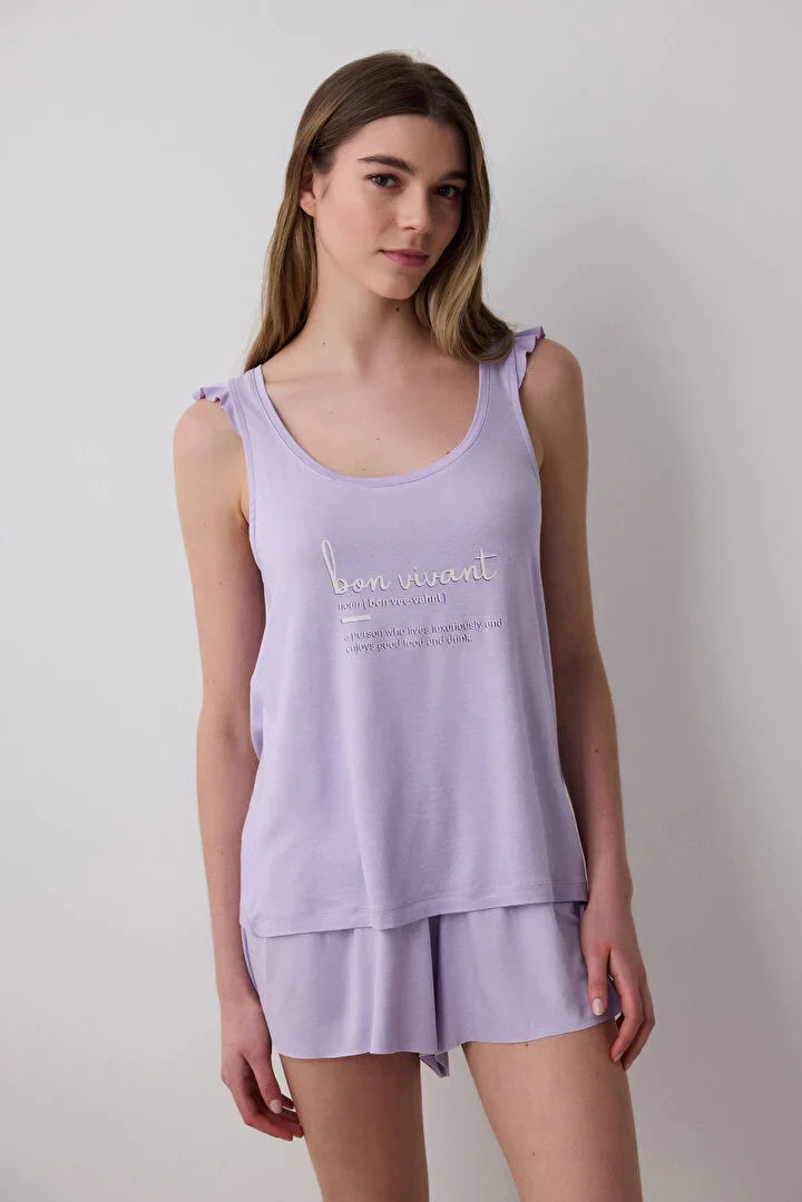 Penti Bon Vivant Short Lilac PJ Set