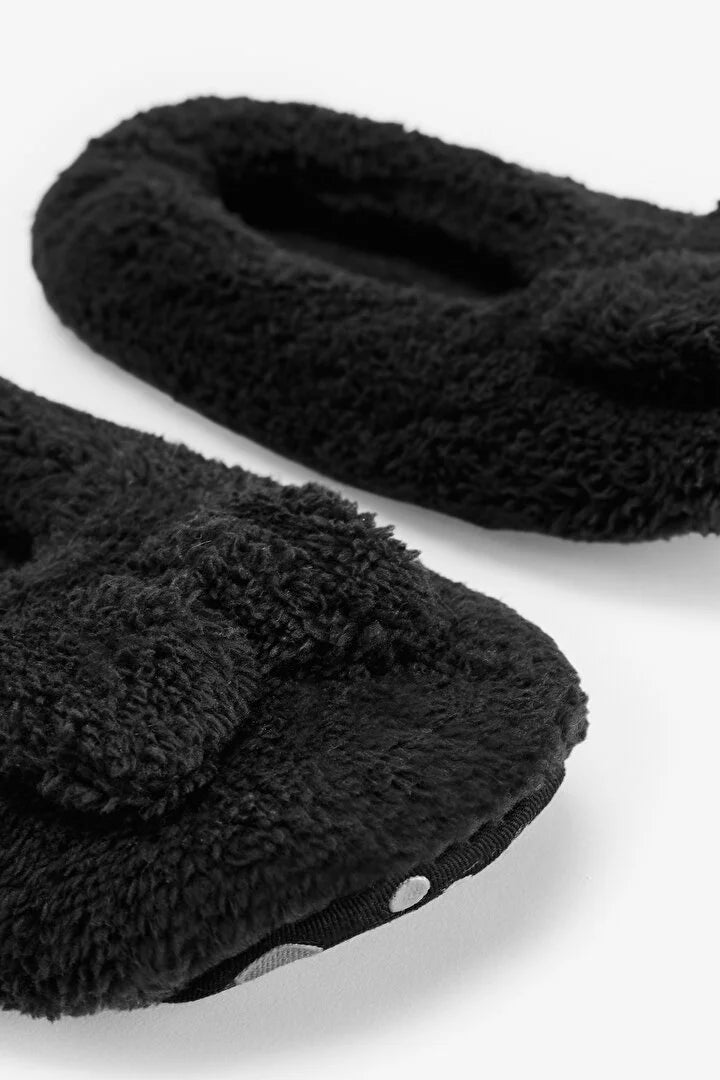 Penti Black Softy Bow House Slippers