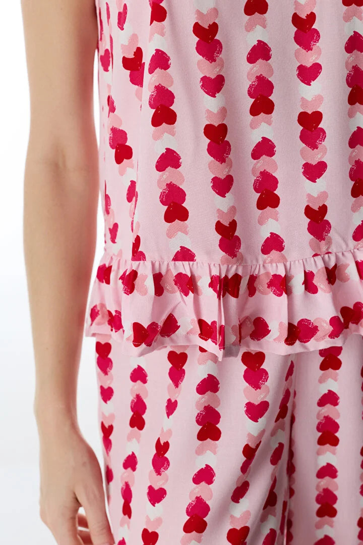Penti Light Pink Carrie Pants Pajama Set
