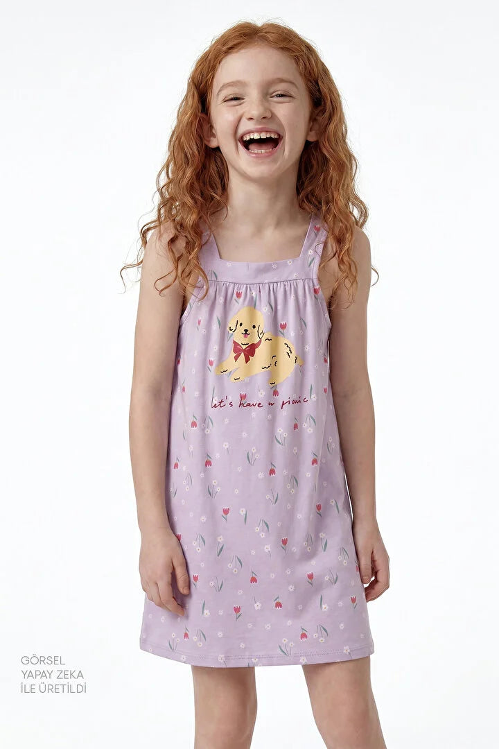 Penti Lilac Girls Picnic Dress
