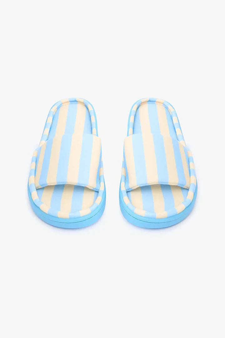 Penti Striped Light Yellow Home Slipper