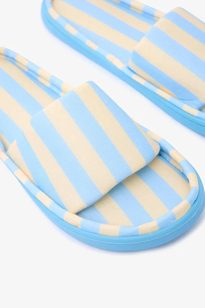 Penti Striped Light Yellow Home Slipper