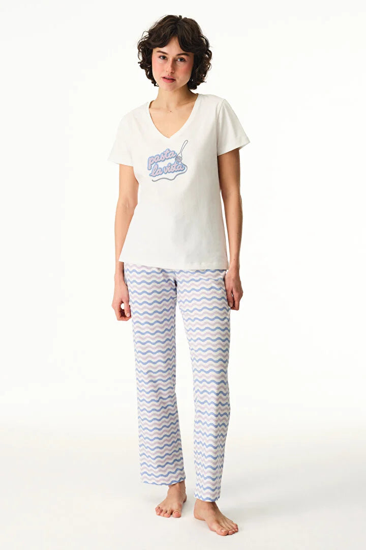Penti Colorful Pants Pyjama Set