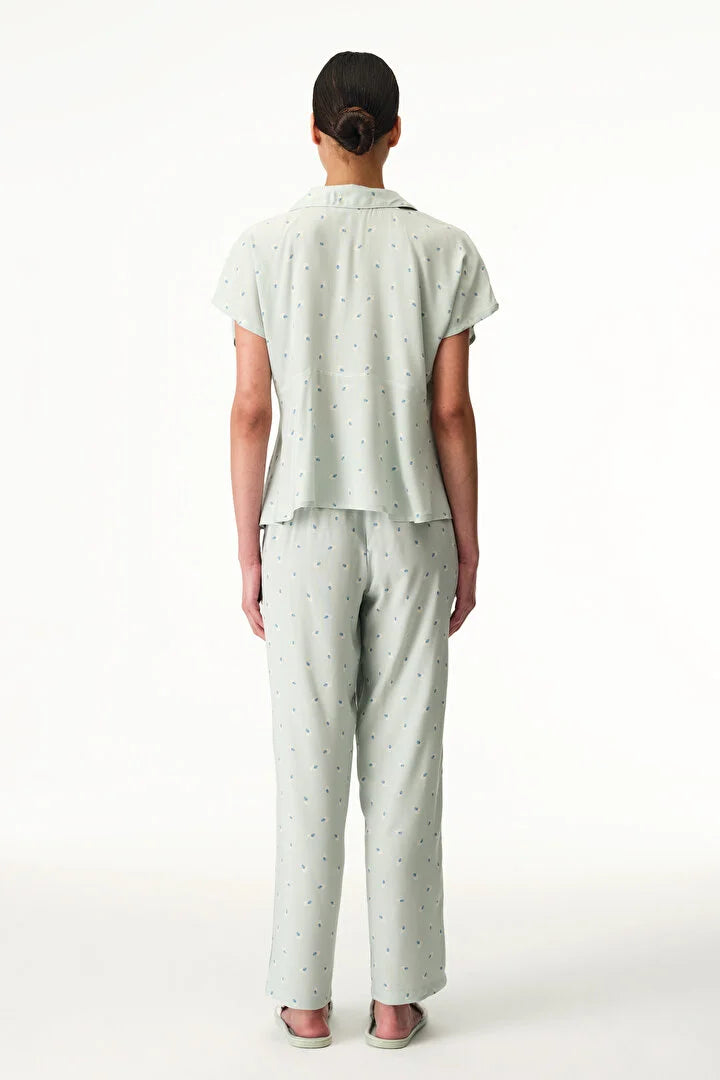 Penti Light Green Serenity Shirt & Pants Pajama Set