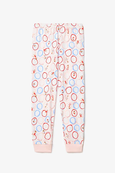 Penti Girls Dancer Printed Cotton Long Sleeve 2-Piece Pajama Set