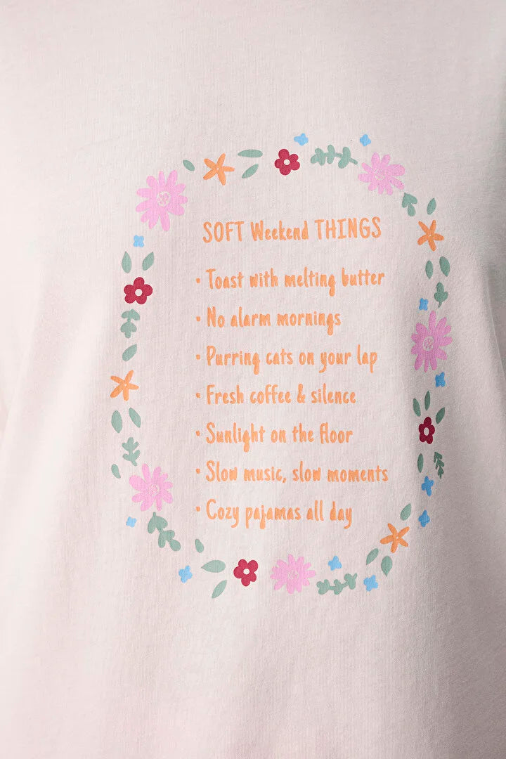 Penti Pink Weekends Pants Pajama Set