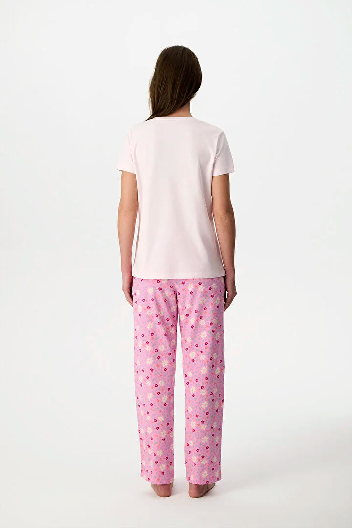 Penti Pink Weekends Pants Pajama Set