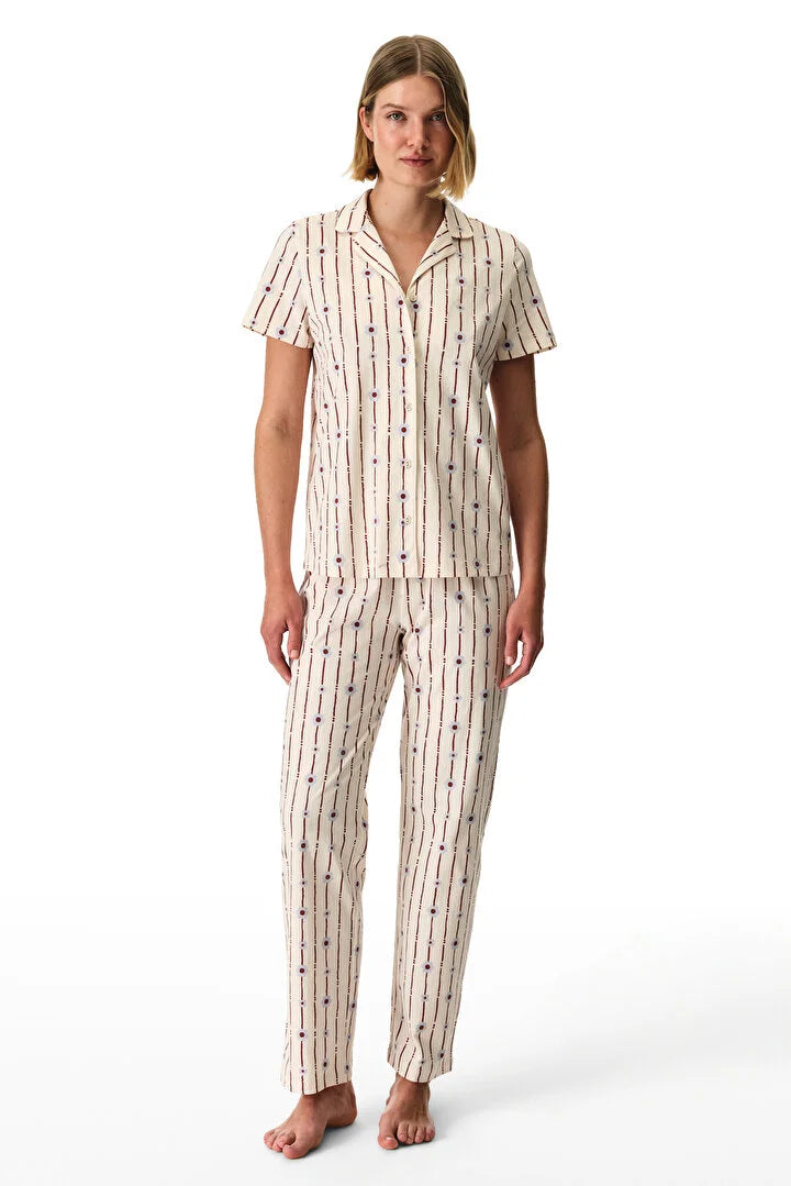 Penti Colorful Floral Bliss Shirt & Pants Pajama Set