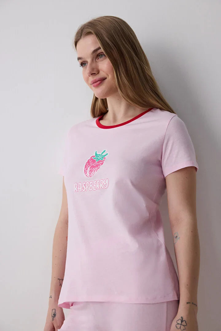 Penti Rasberry Pant Light Pink Pj Set