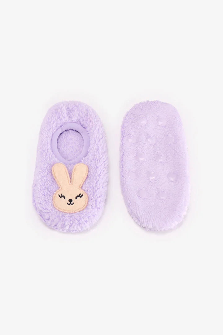 Penti Lilac Rabbit Patterned Homesocks