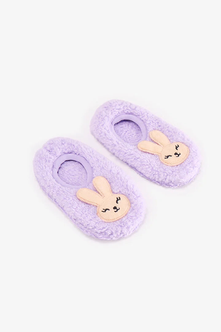 Penti Lilac Rabbit Patterned Homesocks