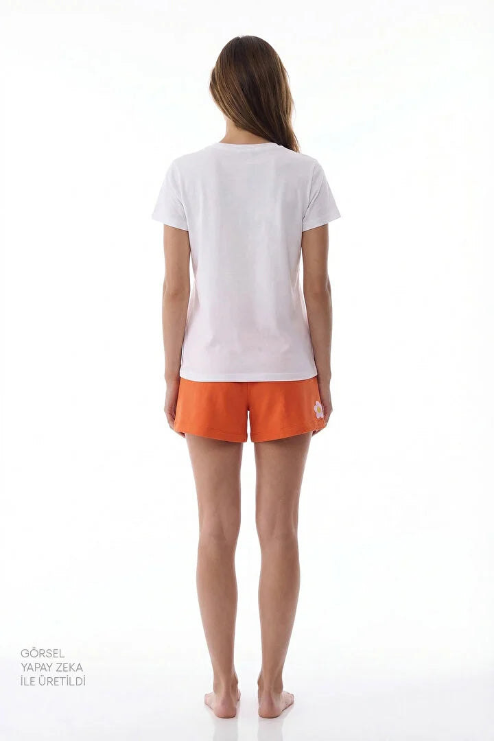 Penti Off-White Be Kind Shorts Pajama Set
