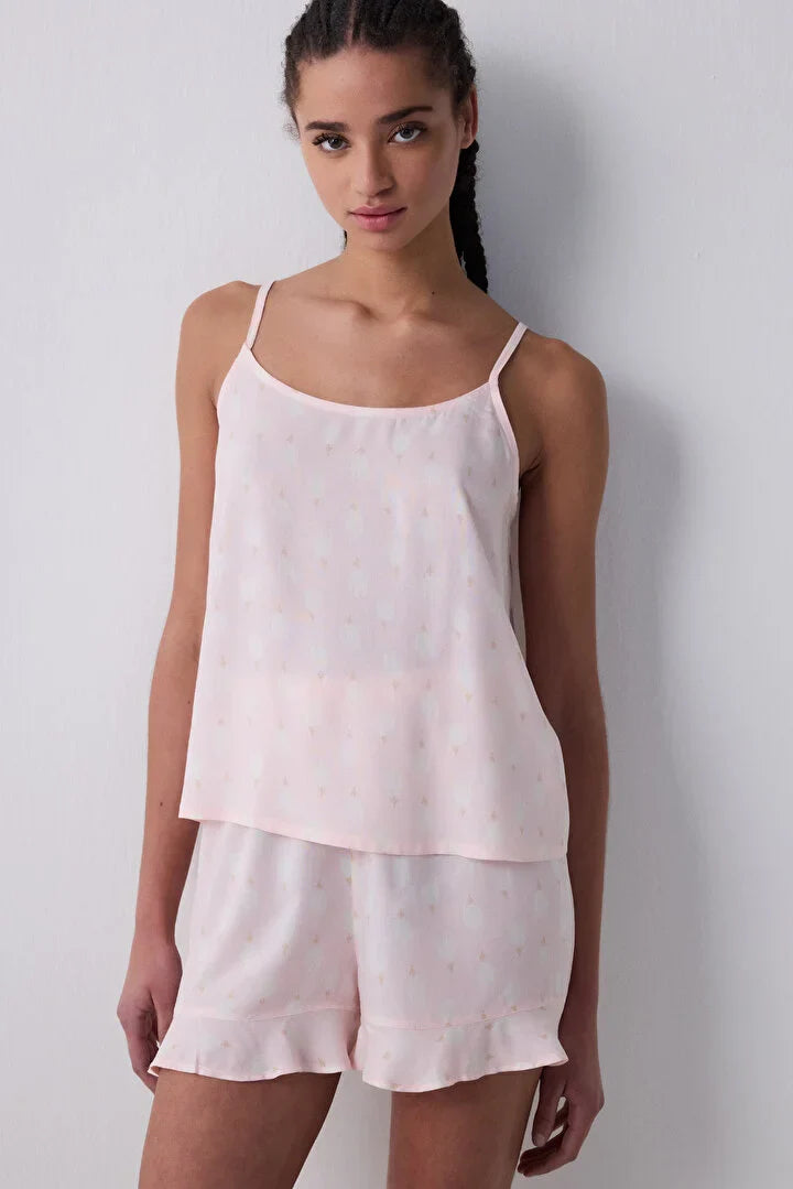 Penti Tulip Short Light Pink Pj Set