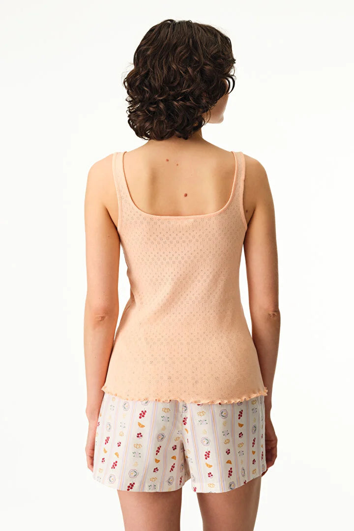 Penti Salmon Morning Time Shorts Pyjama Set