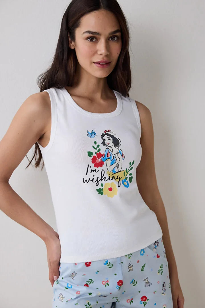 Penti "I'm Wishing" Short Optic White Pj Set
