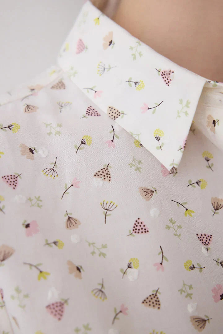 Penti Blossom Shirt Short Ecru Pj Set