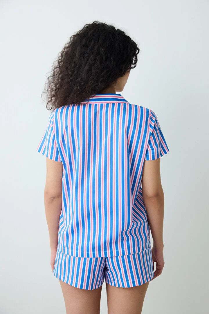 Penti Shirt Short Blue Pj Set