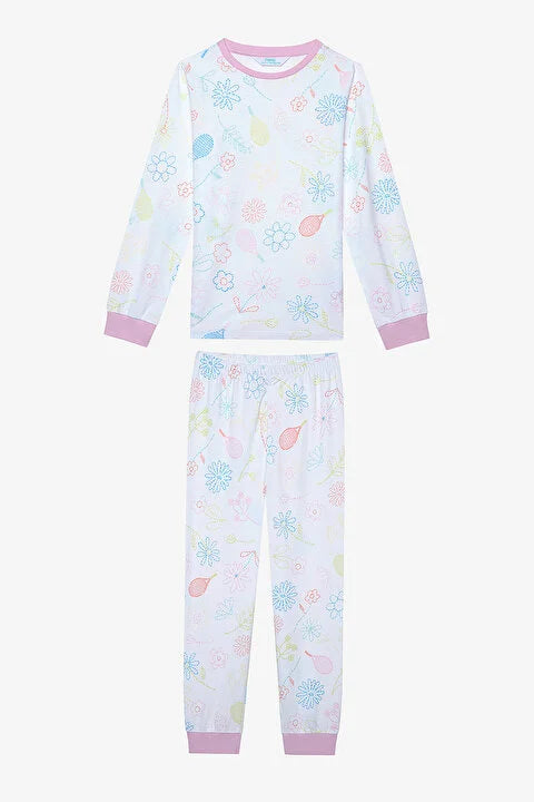 Penti 2 In 1 Multicolor Pyjama Girls Set